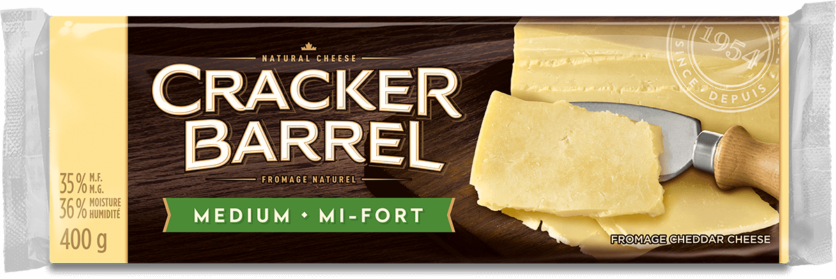 Cracker Barrel Cheese Block - Medium White - 400 g