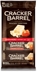 Cracker Barrel Snack - Habanero Monterey Jack - 8 Snacks - 168 g
