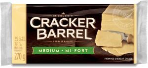 Cracker Barrel Cheese Block - Medium White - 270 g
