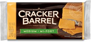 Cracker Barrel Cheese Block - Medium - 270 g