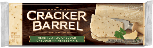 Cracker Barrel Cheese Block - Herb & Garlic - 600 g