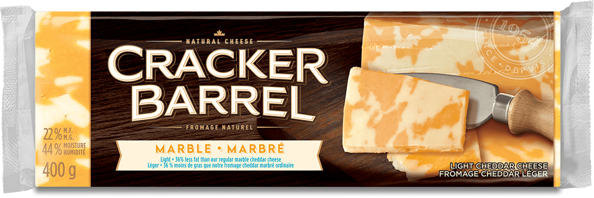 Cracker Barrel Cheese Block - Marble Light - 400 g