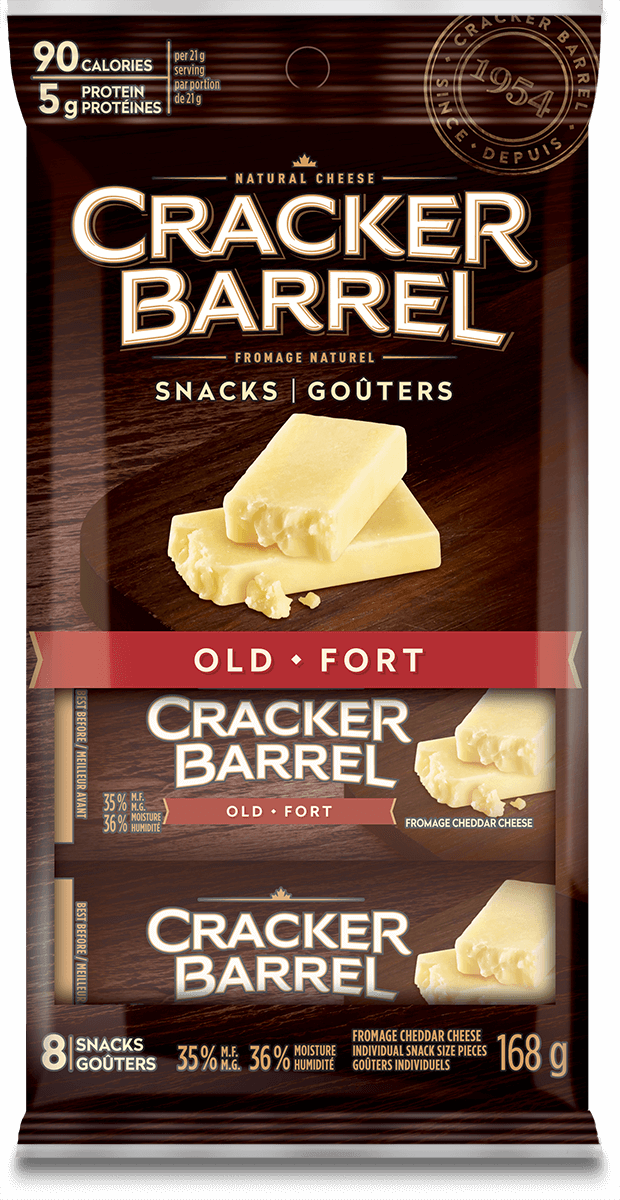 Cracker Barrel Snack - Old - 8 Snacks - 168 g