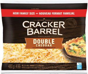 Cracker Barrel Shredded Cheese - Double Cheddar - 480 g