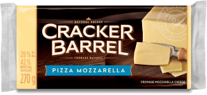 Cracker Barrel Cheese Block - Pizza Mozzarella - 270 g